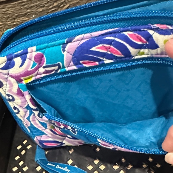 Vera Bradley Waikiki Paisley Quilted Dual Sided Twist Lock Clutch Wallet NWOT - Picture 5 of 9